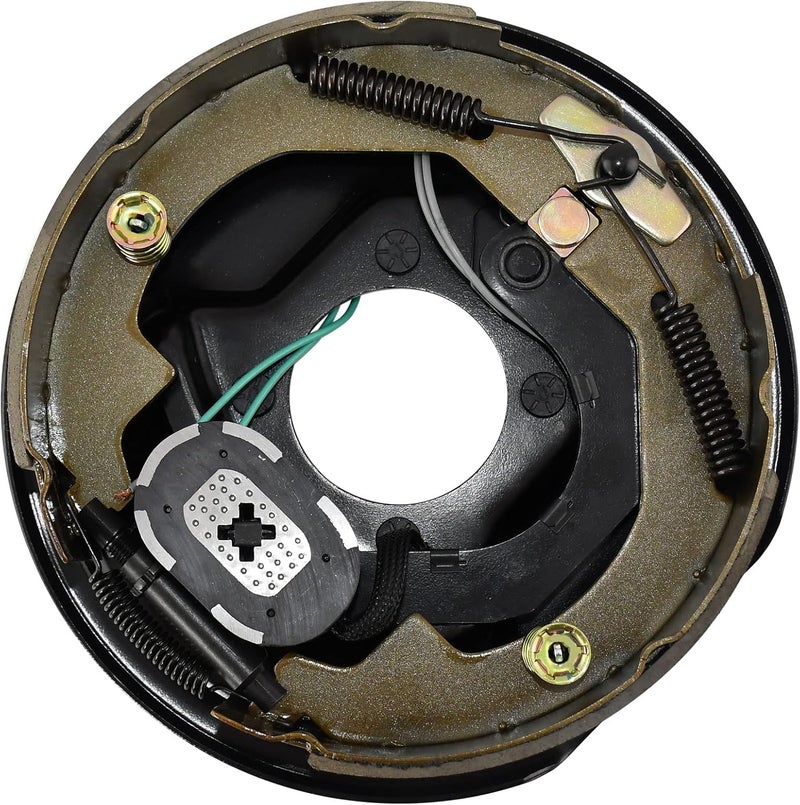 JADODE 10" x 2-1/4" Trailer Electric Trailer Brake Assembly Right Side for 3500 lbs axle Heavy Duty Electric Trailer Brake Kits 10" x 2.25" - Image 1